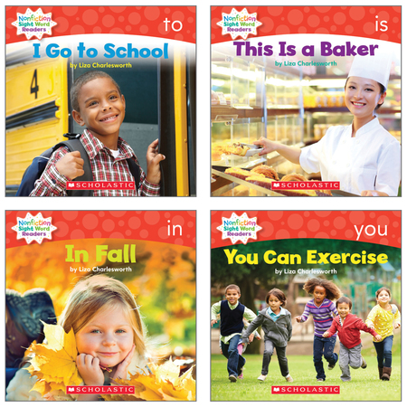 Scholastic Teaching Resources Nonfiction Sight Word Readers Set, Level A, Set of 25 Books 584281